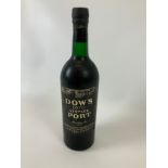 Bottle of Dow’s 1970 Port