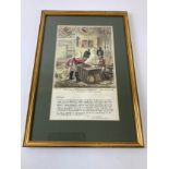 James Gillray Hand Coloured Print - The Life of William Cobbett - Alternative Monochrome Print to