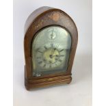 Inlaid Mantel Clock - Gustav Becker - 40cm High