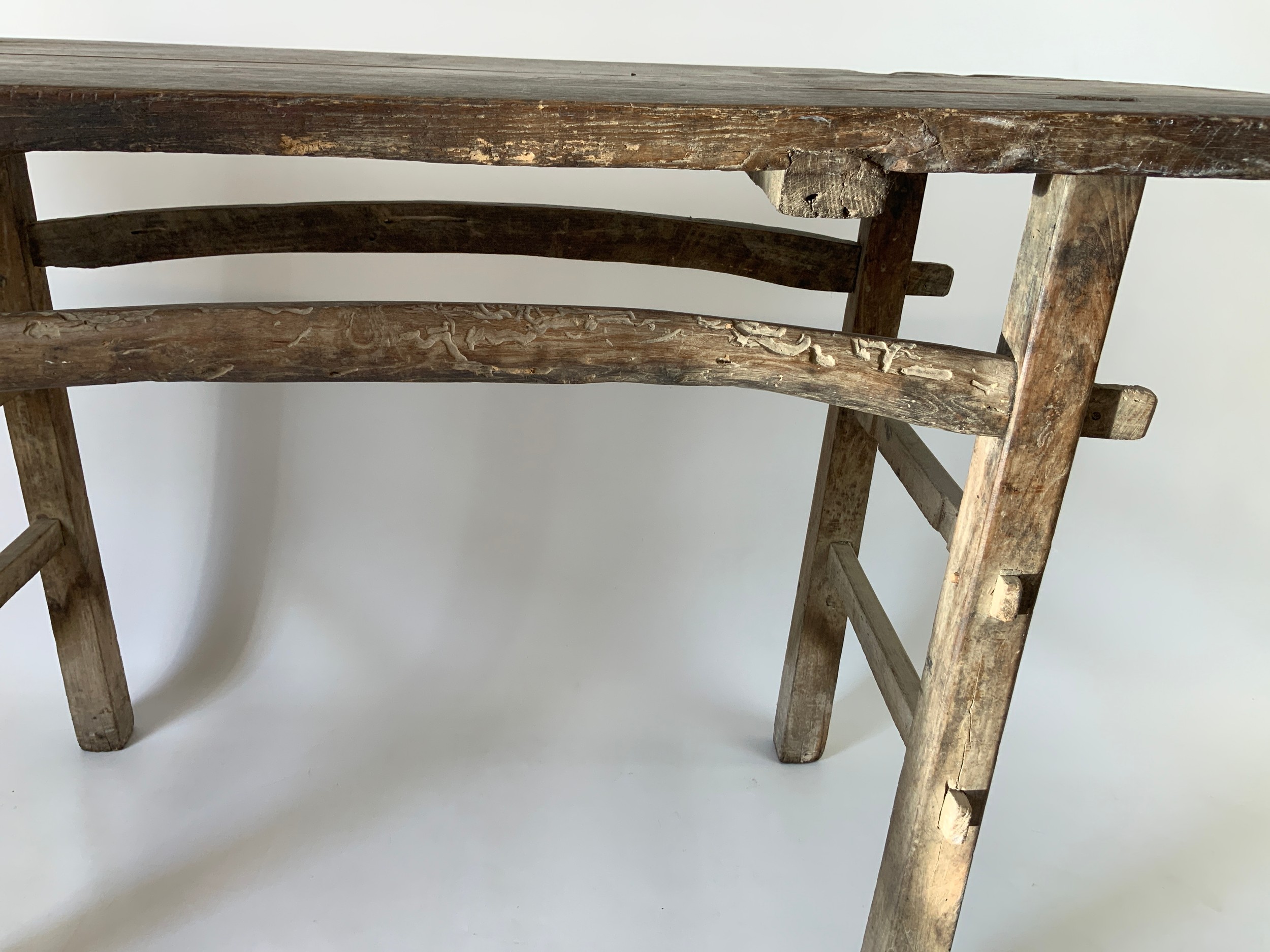 Rustic Table - 137cm W x 62cm D x 85cm H - Image 3 of 3