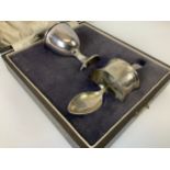 Cased Christening Set - Sheffield 1932