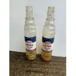 2x ESSO Oil Bottles