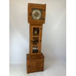 Oak Rabbitman Clock