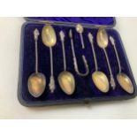 Cased Silver Apostle Spoons