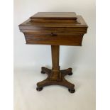 Victorian Rosewood Work Box