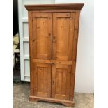 Pine Housekeepers Cupboard - 100cm W x 51cm D x 192cm H