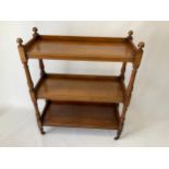 Victorian Mahogany Three Tier Buffet