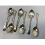 6x Silver Tea Spoons - 110gms