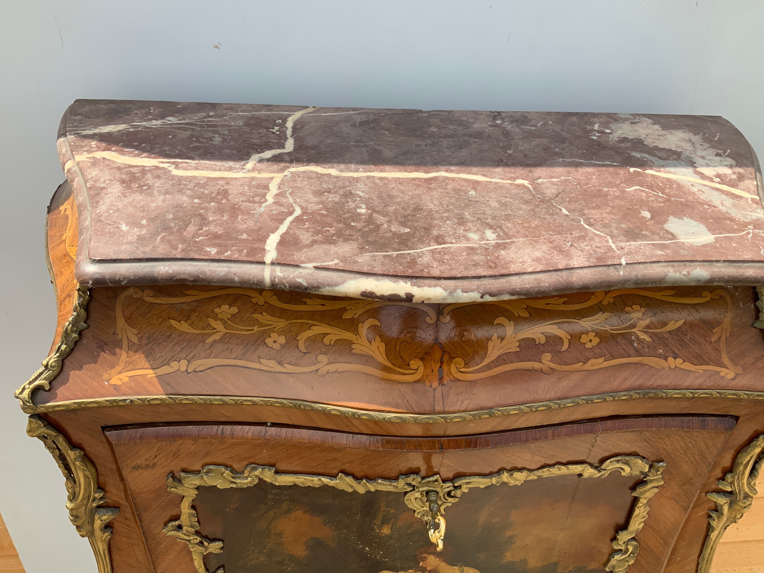 Continental Marquetry and Ormolu Bureau - Image 2 of 5