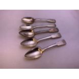 5x Silver Spoons - 105gms