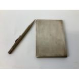 Silver Pencil and Cigarette Case - 188gms