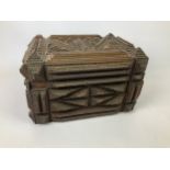 Carved Casket - 35cm W x 21cm H