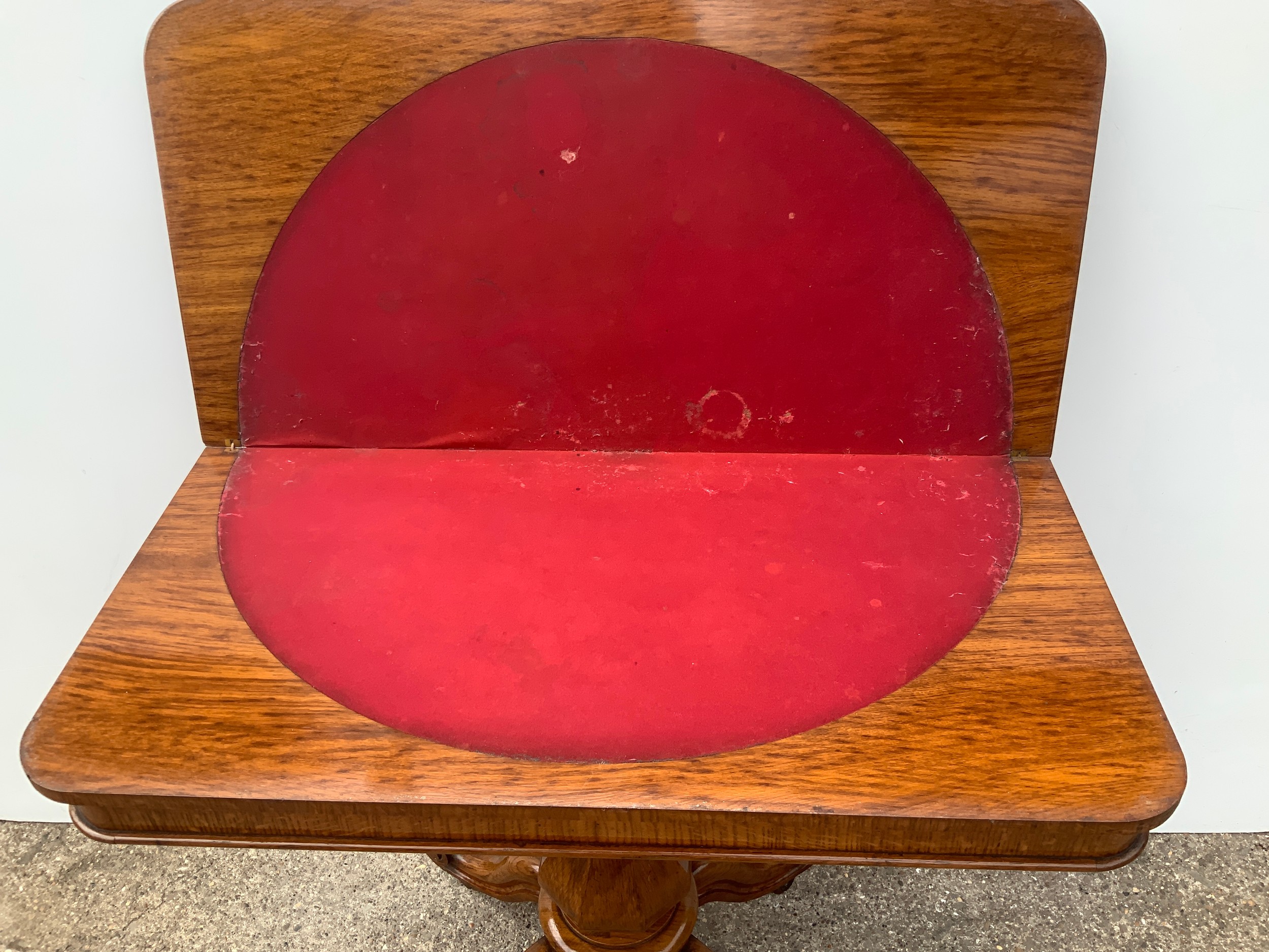 Victorian Mahogany Card Table - Image 2 of 3