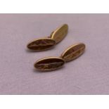 Pair of 9ct Gold Cuff Links