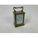 Brass Carriage Clock - Heard Running