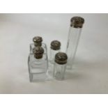 Silver Topped Dressing Table Bottles