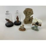 Chinese Porcelain and Treen Figures
