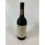 Bottle of Graham’s 1985 Port