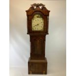 Longcase Clock with Painted Face