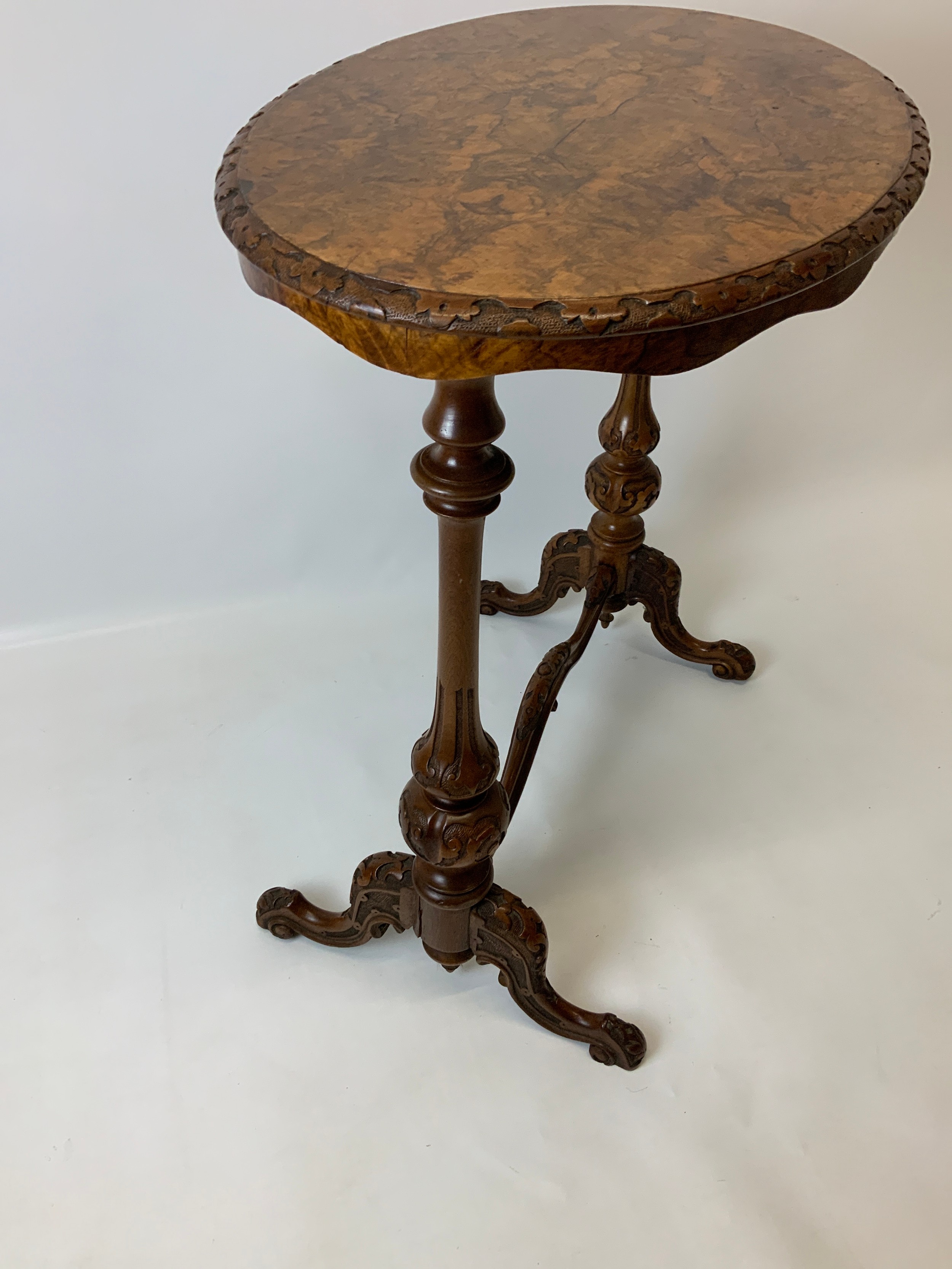 Victorian Walnut Side Table - Image 3 of 3