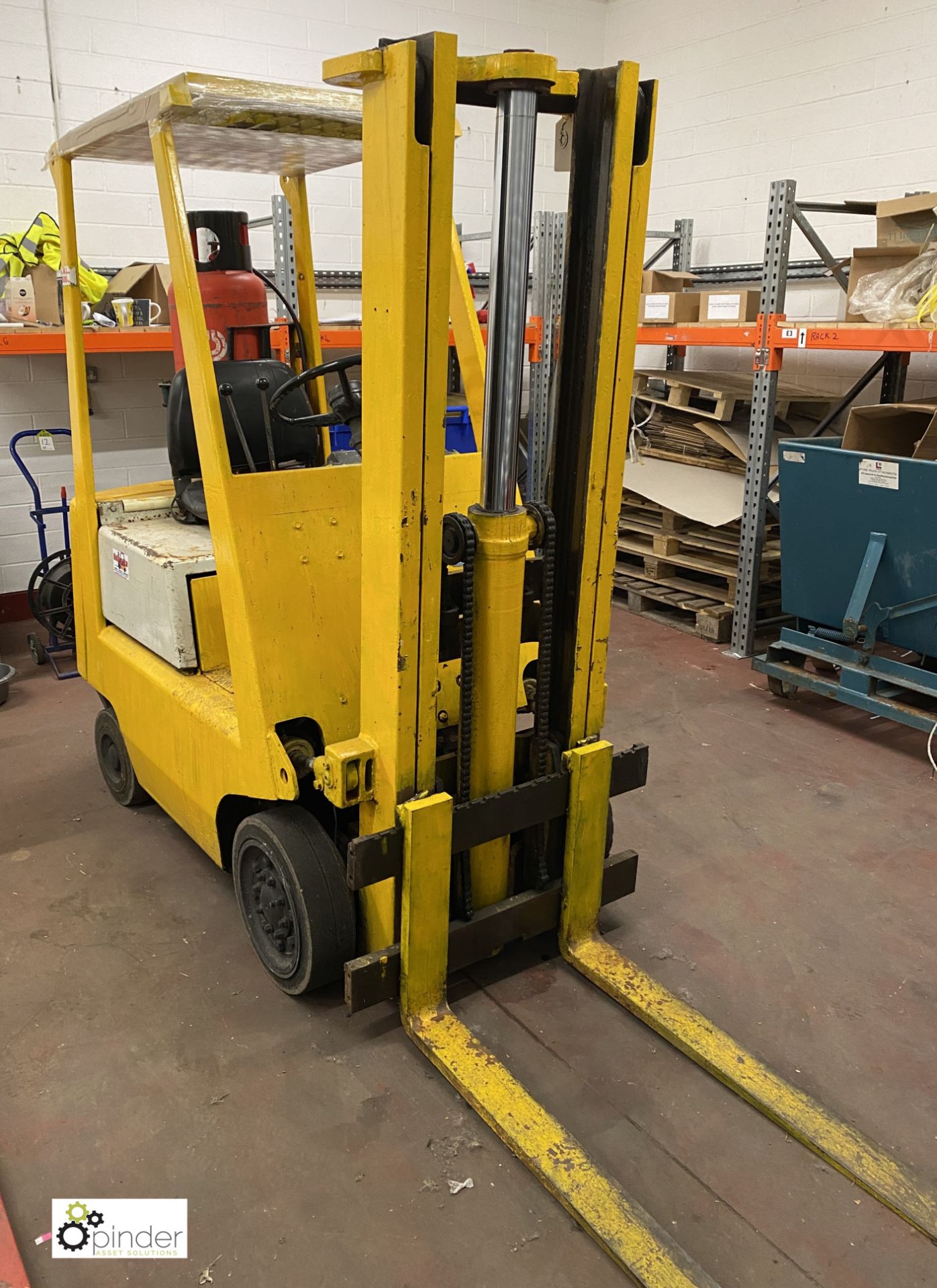 Toyota LPG Forklift Truck, 3000lbs capacity, 3472hours, duplex mast, lift height 3000mm, closed - Image 2 of 9