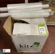 2 boxes Pallet Wrap and 3 part rolls