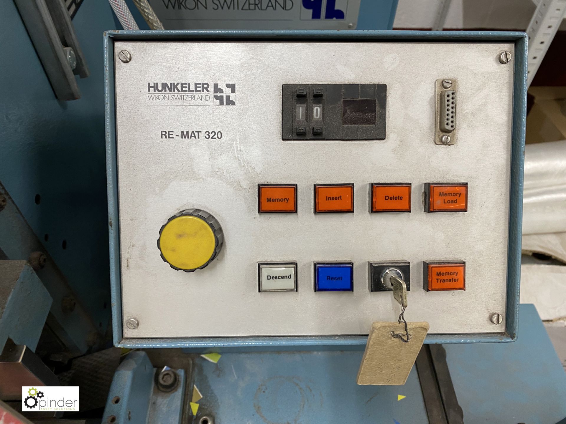 Hunkeler Re-Mat Step Index Cutting Machine, serial number 52216/1, 240volts, with 2 colour print - Image 3 of 38