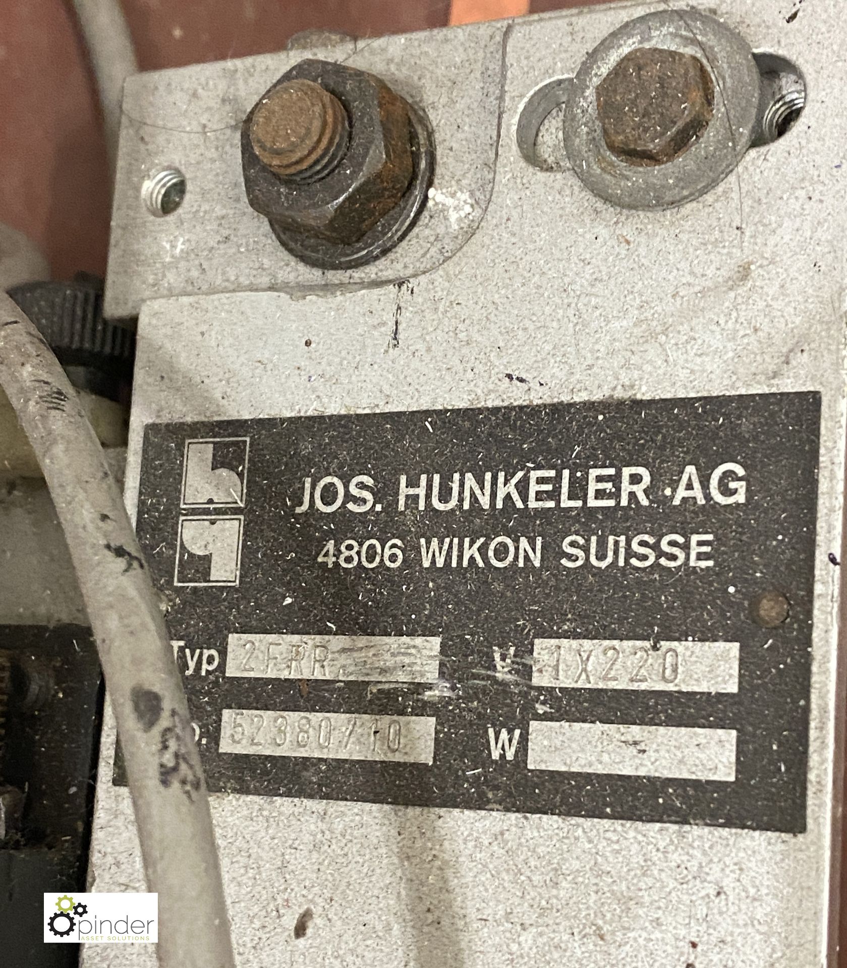 Hunkeler Re-Mat Step Index Cutting Machine, serial number 52216/1, 240volts, with 2 colour print - Image 9 of 38