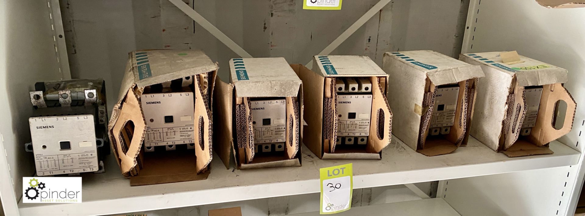 4 Siemens 3TF48 Contactors and 2 Siemens 3TF51 Contactors (container 1) (please note there is a lift