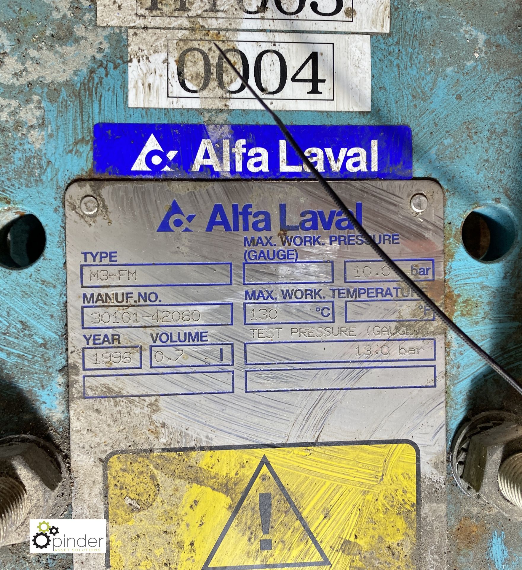 3 various Alfa Laval Heat Exchangers (container 2) (please note there is a lift out fee of £5 plus - Image 7 of 9