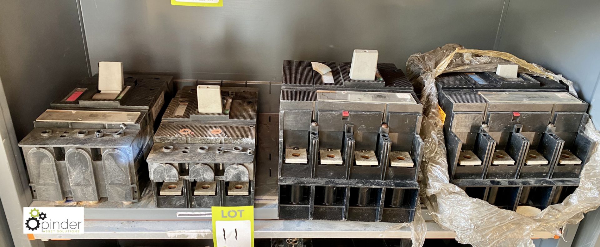 2 Merlin Gerin C400L ST Circuit Breakers, Merlin Gerin C630N Circuit Breaker and Merlin Gerin