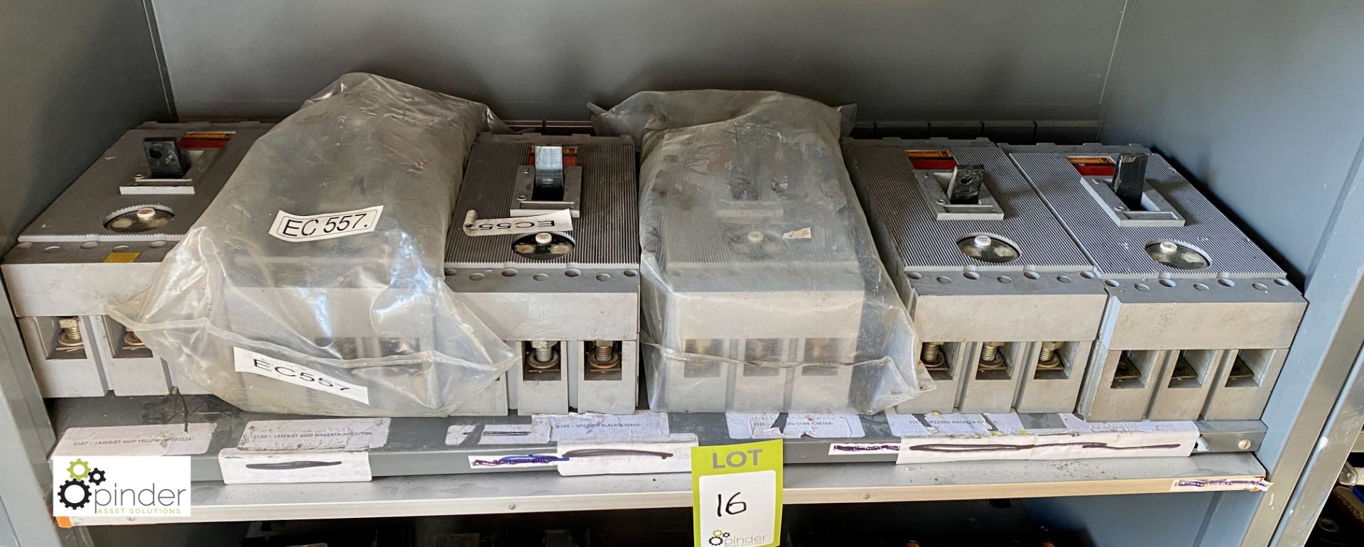 6 Merlin Gerin Compact H250 Circuit Breakers (container 1) (please note there is a lift out fee