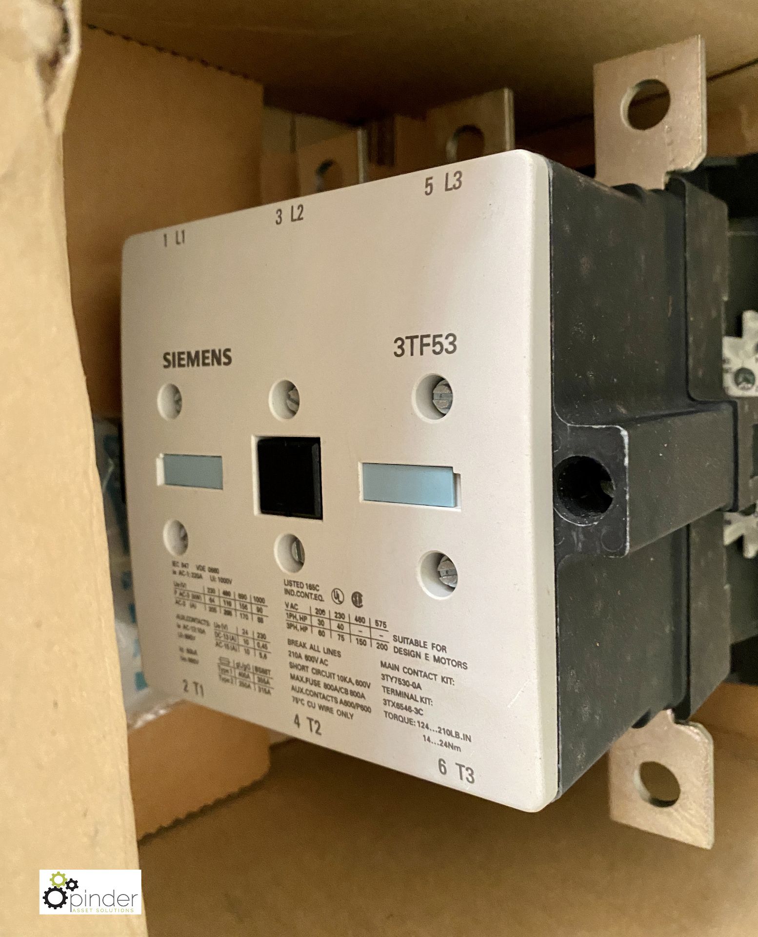 Motor Manager MM11-PD Control Unit and Siemens 3TF53 Contactor (container 1) (please note there is a - Image 5 of 5