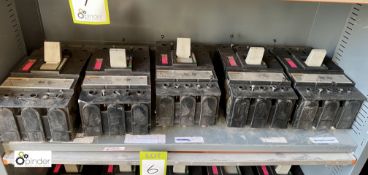 5 Merlin Gerin Compact C400H ST Circuit Breakers, with mounting bracket (container 1) (please note
