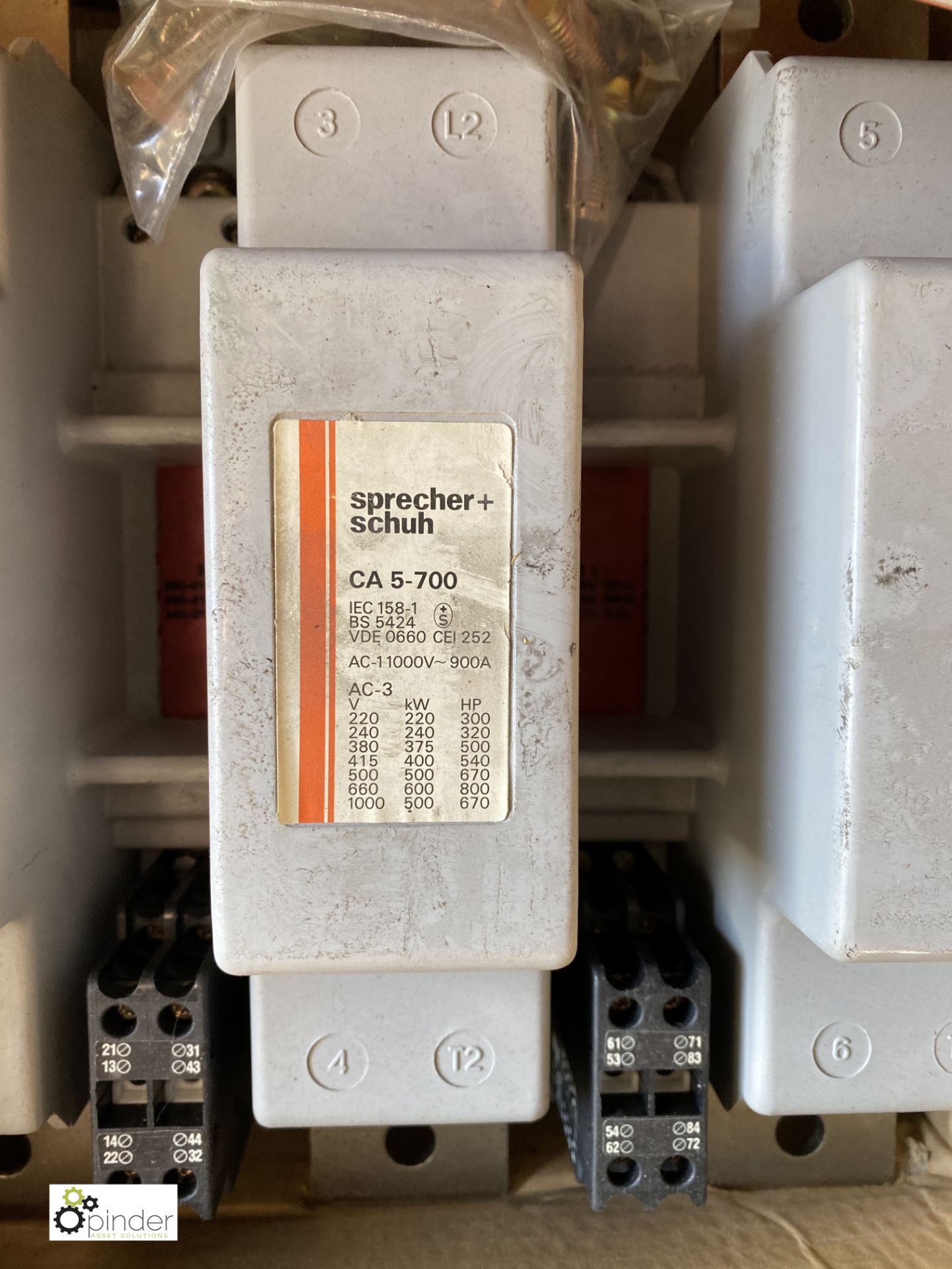 ABBEH800 Circuit Breaker and Sprecher & Schun CA5-700 Circuit Breaker (container 1) (please note - Image 5 of 5