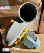 Single inlet Centrifugal Fan, with 0.25kw motor, boxed and unused (container 1) (please note there