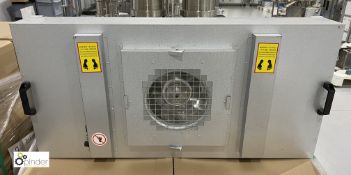 10 FFU SUS201 Clean Room Fan Runners/Housings, 1185mm x 225mm x 590mm, boxed and used