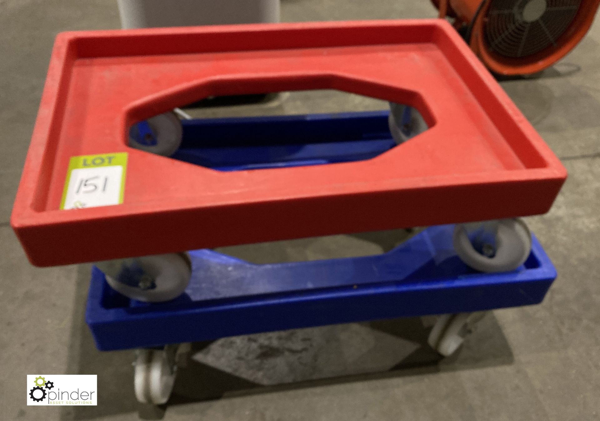 2 plastic Bin Trolleys - Image 2 of 2