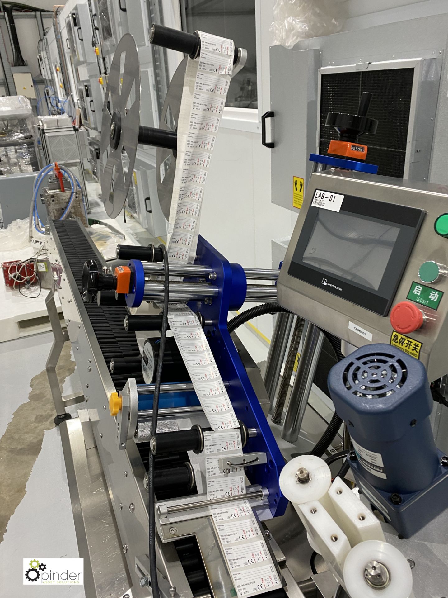 Brightwin Packaging Machinery Co Ltd BWL stainless steel Labeller for use applying labels to - Image 6 of 10