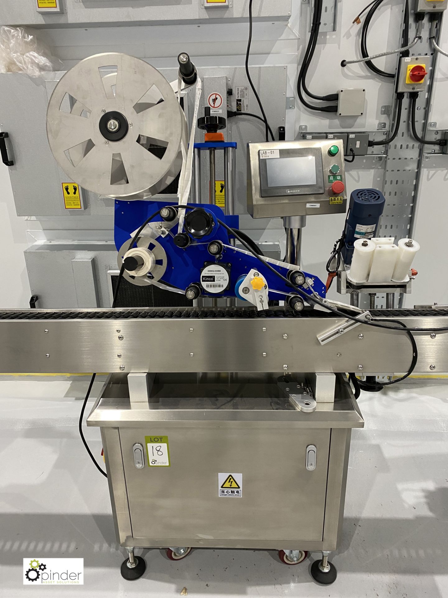 Brightwin Packaging Machinery Co Ltd BWL stainless steel Labeller for use applying labels to - Image 2 of 10