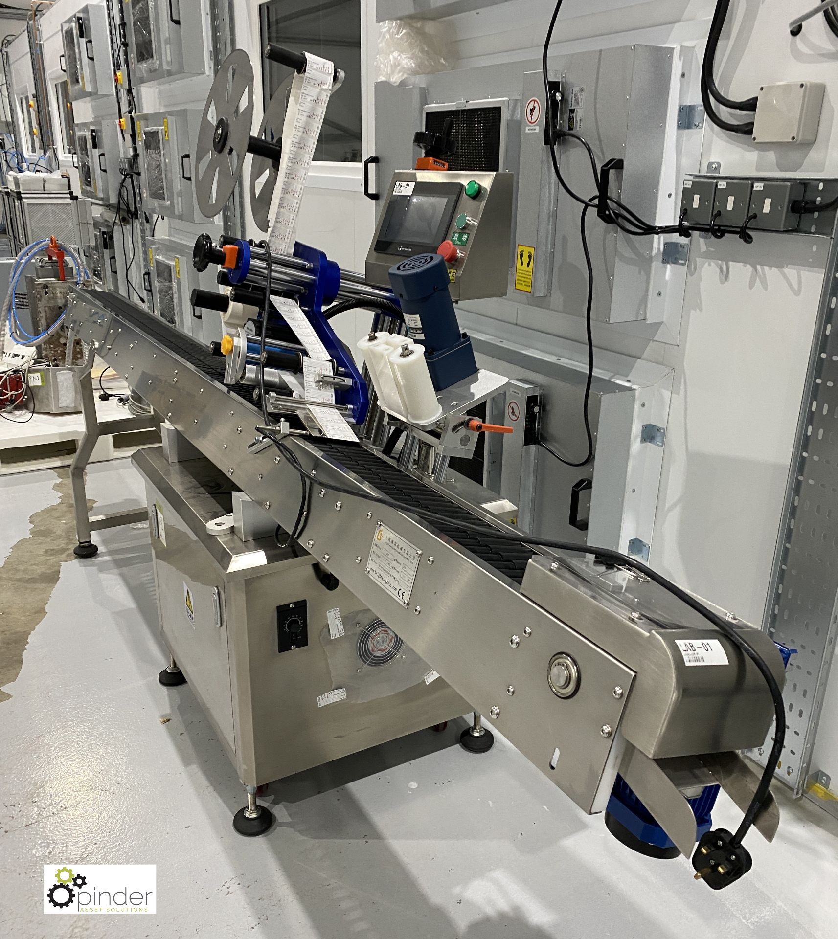 Brightwin Packaging Machinery Co Ltd BWL stainless steel Labeller for use applying labels to - Image 7 of 10