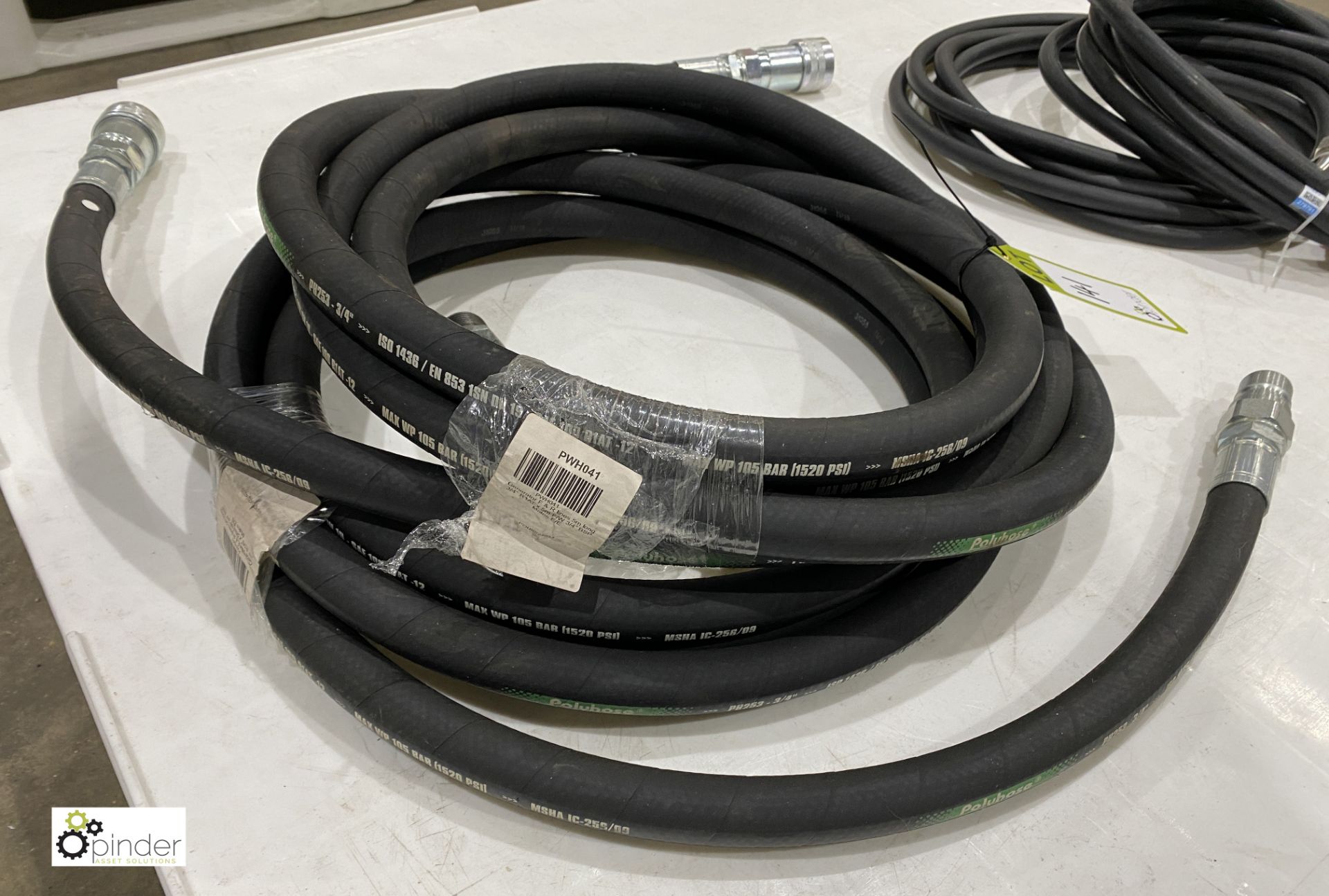 2 rolls Polyhose PH253 ¾in Hose with connectors, unused - Image 2 of 5