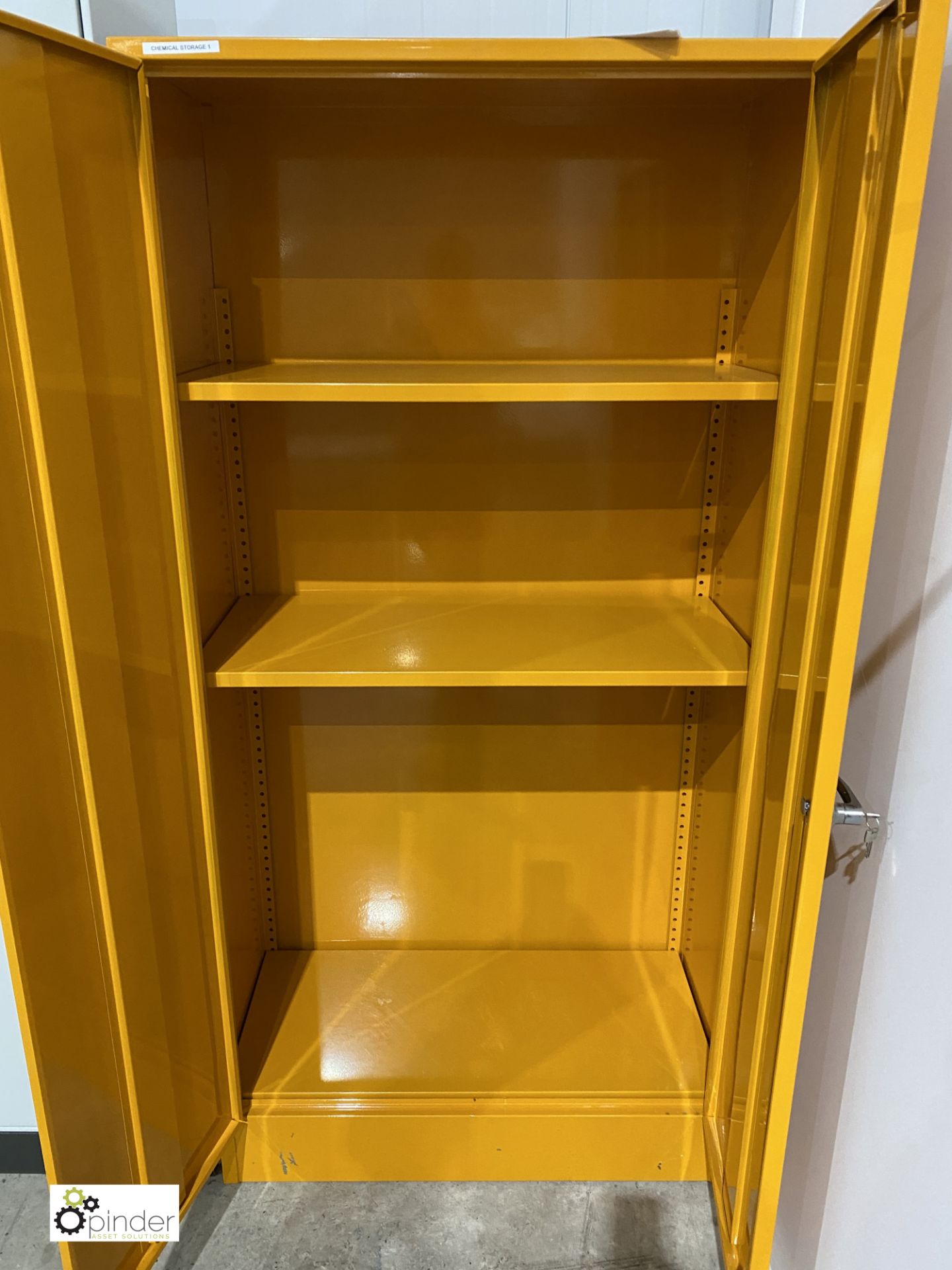 Steel Hazardous Substance Cabinet, 910mm x 460mm x 1830mm - Image 2 of 2