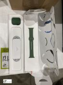 Apple Watch Series 7, 41mm, green aluminium case, Clover sport band, boxed