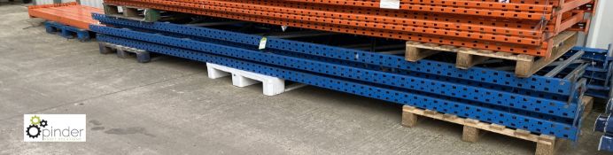 4 bays heavy duty boltless Pallet Racking, comprising 5 uprights 5560mm x 1105mm, 16 beams 2700mm