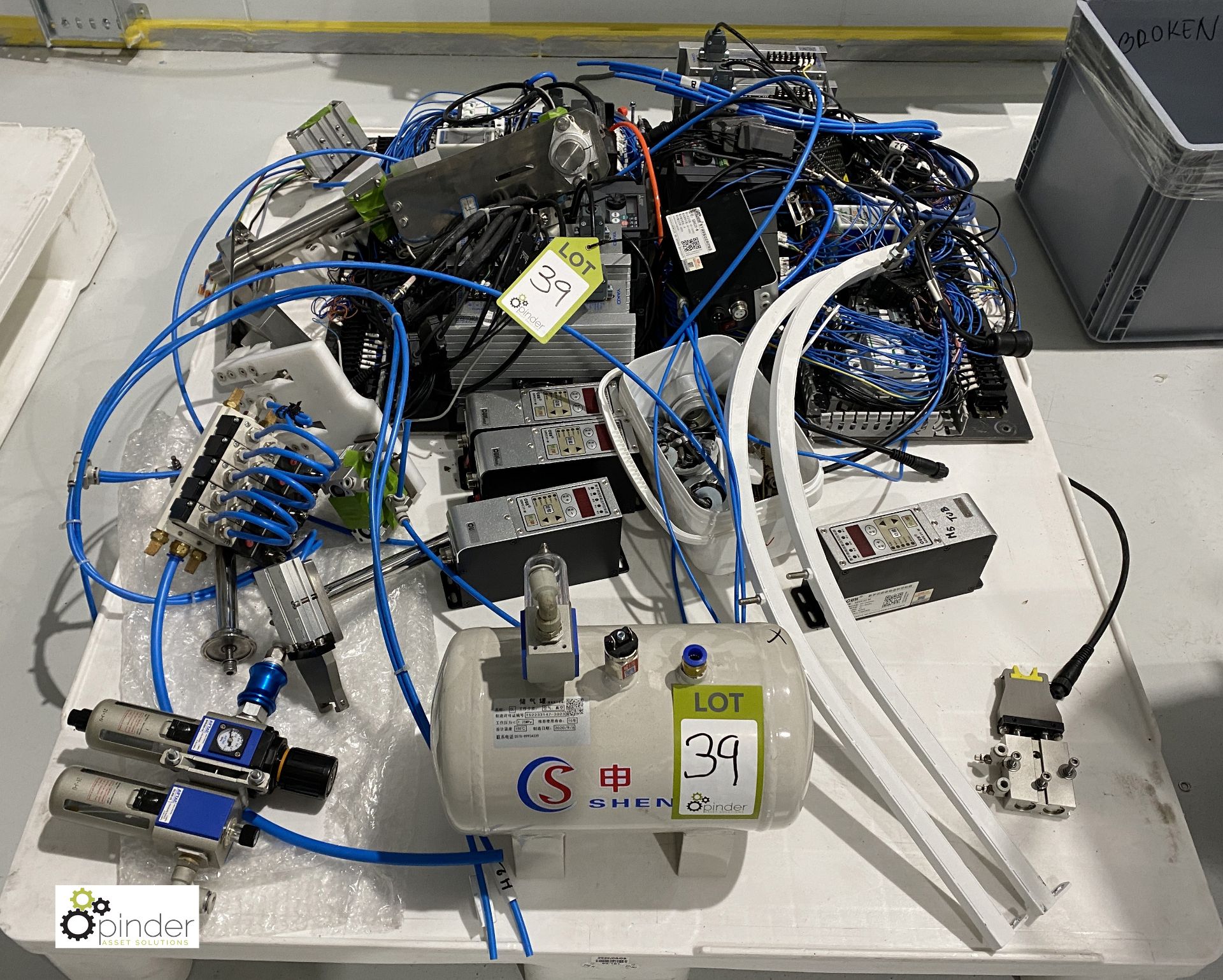 Quantity various Brightwin Tube Filler Components, to 2 pallets