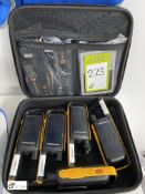 5 Motorola T82 Walkie Talkie Radios with case