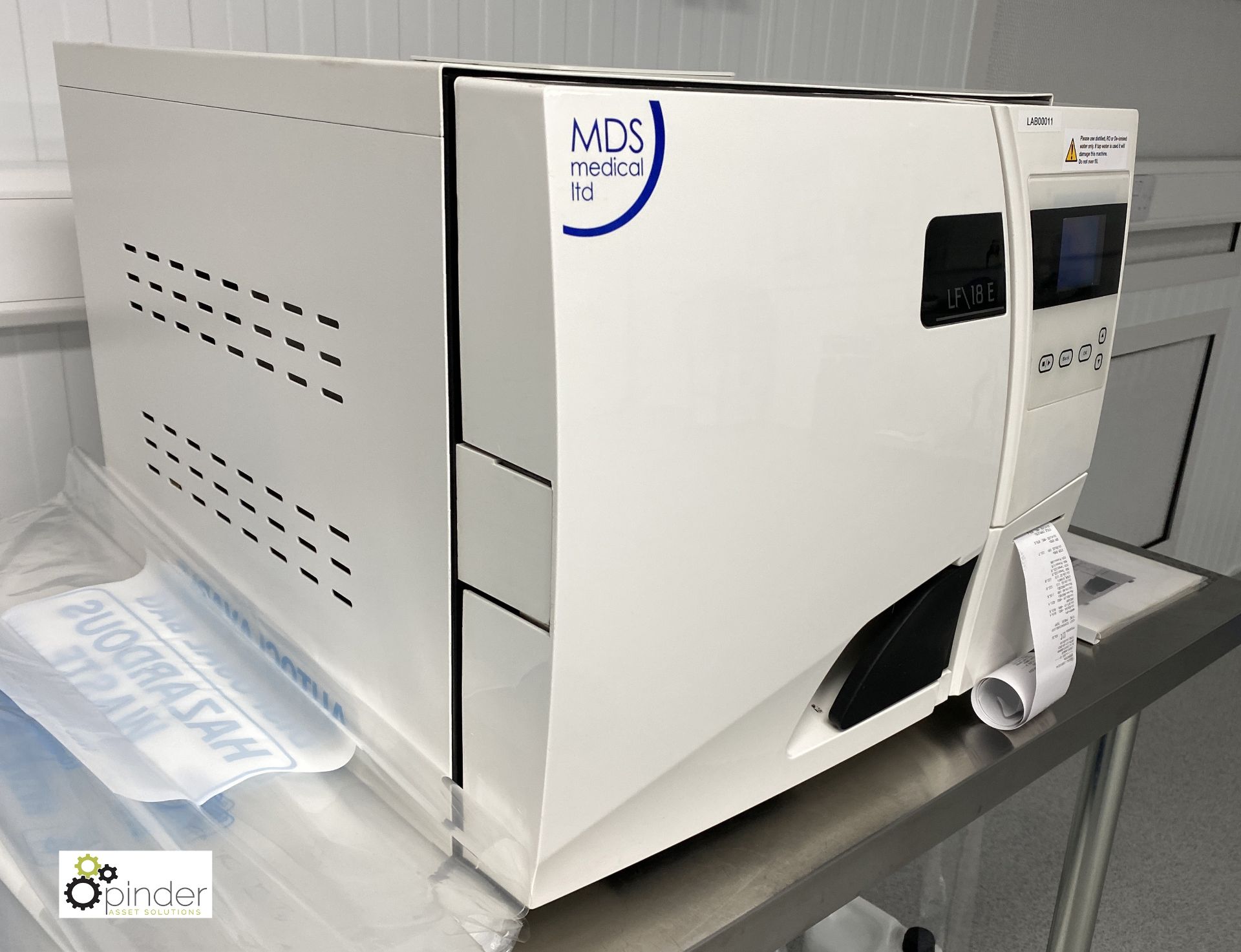 MDS Medical Ltd LF/18E Pressure Steam Sterilizer - Image 4 of 4