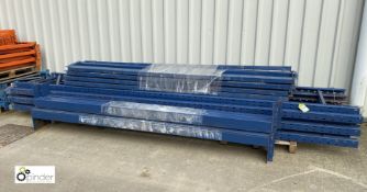 5 bays heavy duty boltless Pallet Racking, comprising 6 uprights 4570mm x 900mm, 22 beams 2980mm x