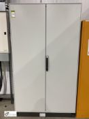Schneider Electrical Cabinet, 2000mm x 1200mm x 400mm, unused, with Schneider LV431639 switch